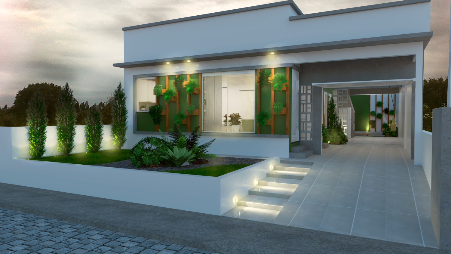 Casa SA126: projeto de arquitetura e interiores em Santo Ângelo – RS