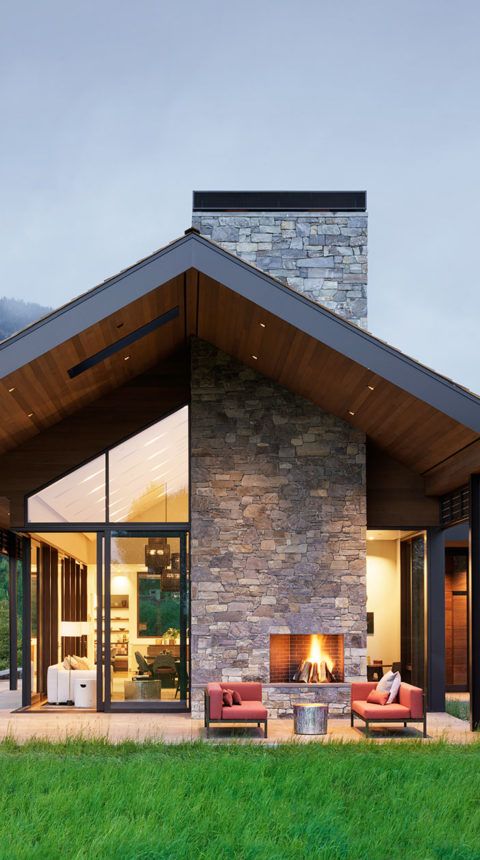 Casa em estilo escandinavo