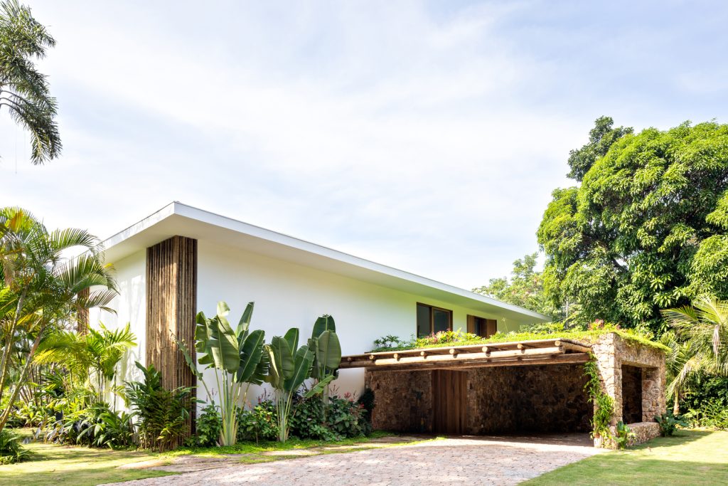 Casa de praia em estilo acolhedor